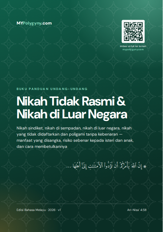 Kulit e-buku Nikah Tidak Rasmi & Nikah di Luar Negara